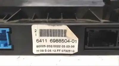 Peça sobressalente para automóvel em segunda mão comando de sofagem (chauffage / ar condicionado) por bmw serie 5 berlina (e60) n52b25a referências oem iam 6411698850401