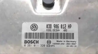 Pezzo di ricambio per auto di seconda mano centralina motore per seat ibiza iii (6l1) 1.9 sdi riferimenti oem iam 038906012hp