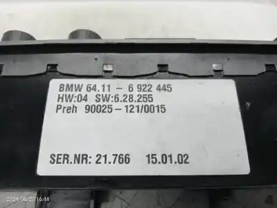 Second-hand car spare part climate control for bmw 7 (e65, e66, e67) 735 i, li oem iam references 64116922445