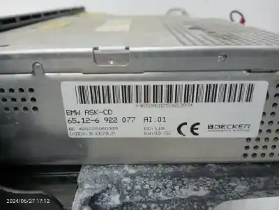 Second-hand car spare part audio system / radio cd for bmw 7 (e65, e66, e67) 735 i, li oem iam references 6925812  