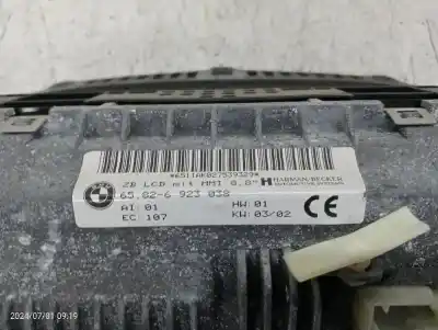 Second-hand car spare part multifunction display for bmw 7 (e65, e66, e67) 735 i, li oem iam references 65826923038  