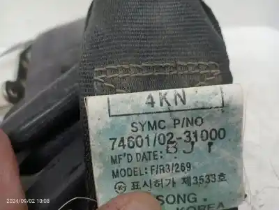 Second-hand car spare part front left seat belt for ssangyong actyon sports xdi 4wd oem iam references 746010231000  