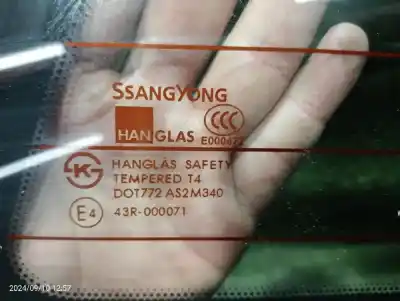 Second-hand car spare part rear glass window for ssangyong actyon sports xdi 4wd oem iam references as2m340