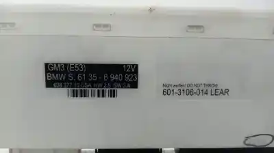 Peça sobressalente para automóvel em segunda mão módulo eletrônico por bmw x5 (e53) m57/tu referências oem iam 61356940923