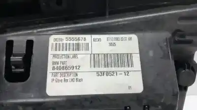 Peça sobressalente para automóvel em segunda mão porta luvas por bmw x5 (e53) m57/tu referências oem iam 840865912  5555678