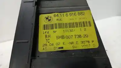 Second-hand car spare part climate control for bmw serie 3 compacto (e46) m47n204d4 oem iam references 64116916882