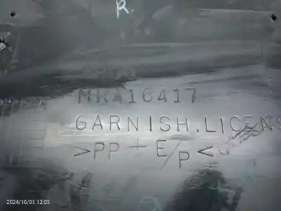 Автозапчастина б/у кріплення номерного знака для mitsubishi montero (v60/v70) 3.2 di-d avance посилання на oem iam mr416417 Автозапчастина б/у кріплення номерного знака для mitsubishi montero (v60/v70) 3.2 di-d avance посилання на oem iam mr416417