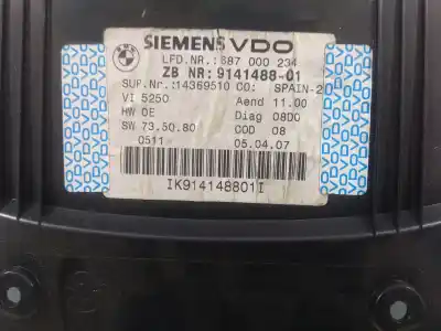 Peça sobressalente para automóvel em segunda mão quadrante por bmw 3 touring (e91) 320 d referências oem iam 914148801  