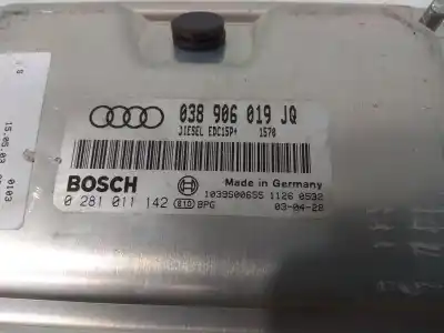 Автозапчастина б/у ебу контролер двигуна для audi a4 b6 (8e2) 1.9 tdi посилання на oem iam 038906019jq  bosch 0281011142