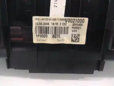 Second-hand car spare part dashboard for seat leon (1p1) 1.9 tdi oem iam references 1p0920807e