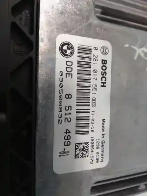 Second-hand car spare part ecu engine control for bmw x1 (e84) 2.0 turbodiesel cat oem iam references 8512499 0281017551 