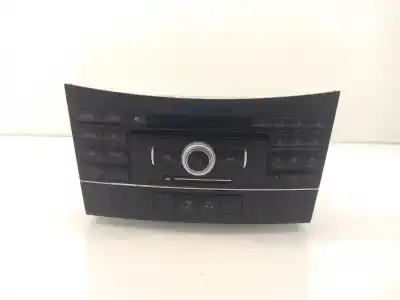 Second-hand car spare part audio system / radio cd for mercedes clase e (w212) familiar 2.1 cdi cat 204 cv / 150 kw oem iam references a2129068800 wdd2120031a003542 