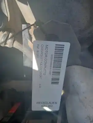 Gebrauchtes Autoersatzteil kompletter motor zum chevrolet kalos 1.2 cat oem-iam-referenzen b12s1  