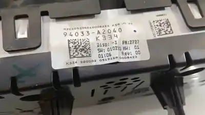 Second-hand car spare part dashboard for kia cee´d concept oem iam references 94033a2040 u5yhm51aahl285388 