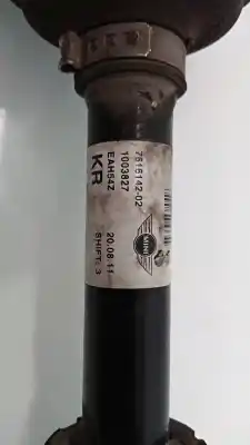 Peça sobressalente para automóvel em segunda mão transmissão dianteira direita por bmw mini (r56) one d referências oem iam 761614202 wmwsw11040t177450 