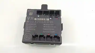 Second-hand car spare part electronic module for mercedes-benz clase e (w212) familiar 350 cdi 4matic (212.289) 231 cv / 170 kw oem iam references a2128203785