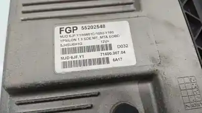 Pezzo di ricambio per auto di seconda mano centralina motore per lancia ypsilon (101) 1.3 16v multijet argento riferimenti oem iam 55202548 zla84300003031428 