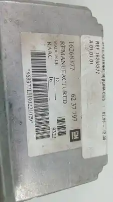 İkinci el araba yedek parçası ECU MOTOR KONTROL CIHAZI için OPEL ASTRA G BERLINA G-X16XEL OEM IAM referansları 6237797  