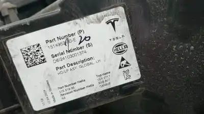 Second-hand car spare part left headlight for tesla model y tesla model y y5ld oem iam references 151495200e xp7ygces0rb432501 