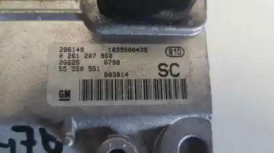 Pezzo di ricambio per auto di seconda mano centralina motore per opel corsa c club riferimenti oem iam 0261207960  55350551