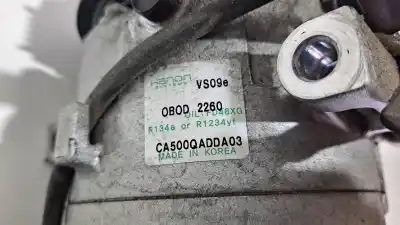 Peça sobressalente para automóvel em segunda mão compressor de ar condicionado a/a a/c por hyundai i10 tecno referências oem iam vs09e ca500qadda03 obod2260