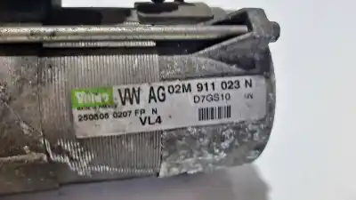 Second-hand car spare part starter motor for seat leon (1p1) reference oem iam references 02m911023n  d7gs10