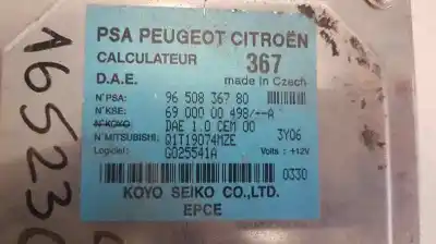 Peça sobressalente para automóvel em segunda mão centralina de motor uce por citroen c3 1.4 hdi exclusive referências oem iam 9650836780  q1t19074mze