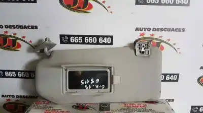 Peça sobressalente para automóvel em segunda mão pára-sol esquerdo por citroen c4 lim. tonic referências oem iam   