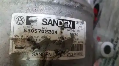 Автозапчастина б/у компресор кондиционера для skoda superb combi (3t5) comfort посилання на oem iam 1620  1k0820808d