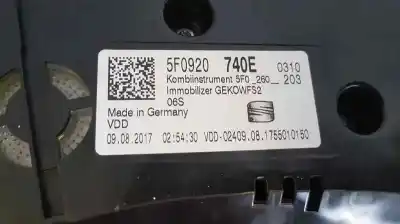 Second-hand car spare part ecu engine control for seat ateca (kh7) style oem iam references 0261s12608 5f0920740e 5q0937084cp