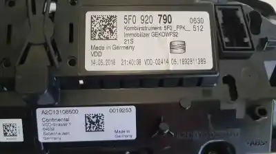 Peça sobressalente para automóvel em segunda mão centralina de motor uce por seat leon (5f1) fr referências oem iam 0281031066 5q0937084cq 5f0920790