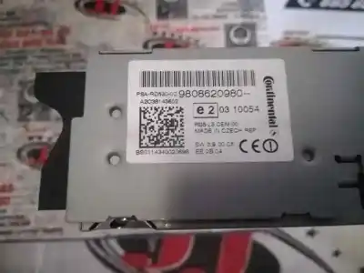 Second-hand car spare part audio system / radio cd for citroen c4 lim. collection oem iam references 9808620980  