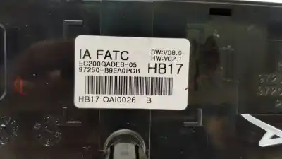 Peça sobressalente para automóvel em segunda mão comando de sofagem (chauffage / ar condicionado) por hyundai i10 tecno referências oem iam 97250b9ea0pgb  