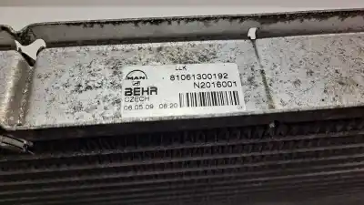 Second-hand car spare part intercooler for man tg - l 12.xxx 12.210 chasis l oem iam references 81061300192  