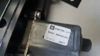 Second-hand car spare part driver left window regulator for opel adam jam ecoflex oem iam references 13350349  20951581