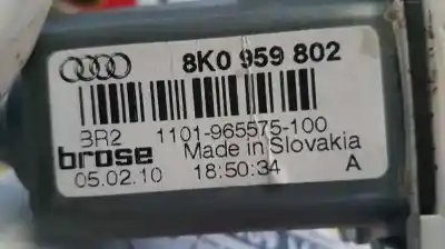 Автозапчастина б/у регулятор переднього правого скла для skoda superb combi (3t5) ambition посилання на oem iam 8k0959802  