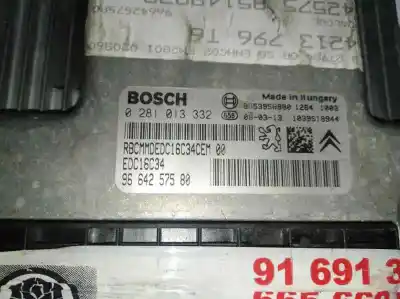 Peça sobressalente para automóvel em segunda mão centralina de motor uce por peugeot 307 break/sw (s2) sw pack + referências oem iam 0281013332  