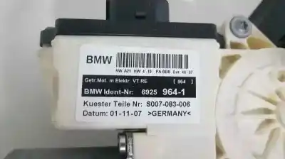 Second-hand car spare part passenger side right window regulator for bmw x3 (e83) xdrive 20d oem iam references 6925964  