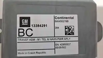 Second-hand car spare part electronic module for opel astra j lim. excellence oem iam references 5wk50278b  13384291