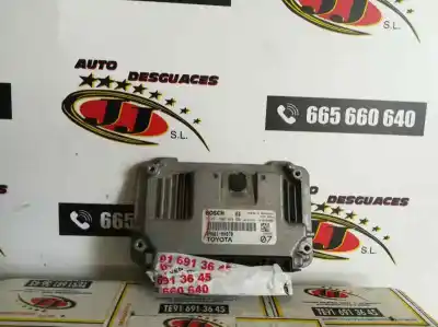 Piesă de schimb auto la mâna a doua unitate de control motor ecu pentru toyota aygo (kgb/wnb) blue referințe oem iam 89661-0h070