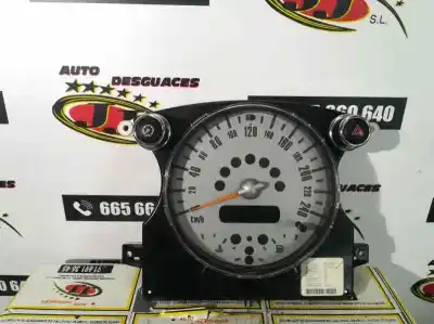 Pièce détachée automobile d'occasion Compteur De Vitesse Tableau De Bord pour BMW MINI (R50,R53) Cooper Références OEM IAM 62116953544 21453035 0039272