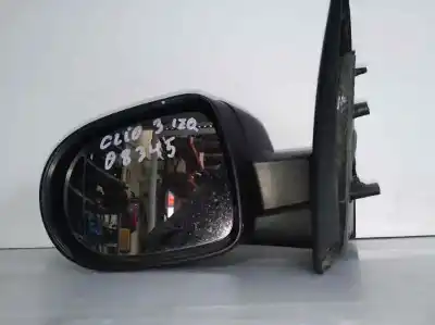 Peça sobressalente para automóvel em segunda mão espelho retrovisor esquerdo por renault clio iii authentique referências oem iam 