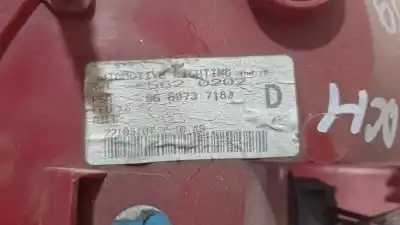 Second-hand car spare part right tailgate light for citroen c6 básico oem iam references 9660737180  