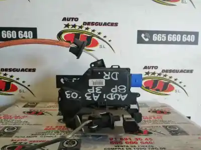 Peça sobressalente para automóvel em segunda mão Fechadura Da Porta Dianteira Direita por AUDI A3 (8P) Motor 2.0 Ltr. - 103 kW TDI Referências OEM IAM 4E1837016  