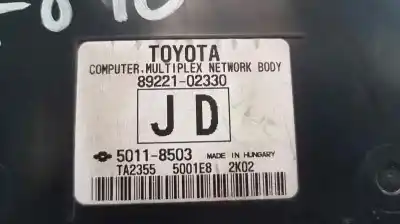 Peça sobressalente para automóvel em segunda mão módulo de confort / bsi /bcm por toyota auris active referências oem iam 8922102330  50118503