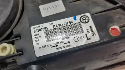 Second-hand car spare part left headlight for volkswagen touareg (7l6) 5.0 v10 tdi dpf oem iam references 7l6941017bg  