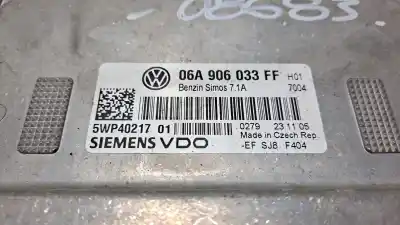 Second-hand car spare part ecu engine control for seat leon (1p1) sport oem iam references 06a906033ff  5wp40217