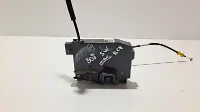 Peça sobressalente para automóvel em segunda mão fechadura da porta traseira direita por peugeot 308 active referências oem iam 9810309880  