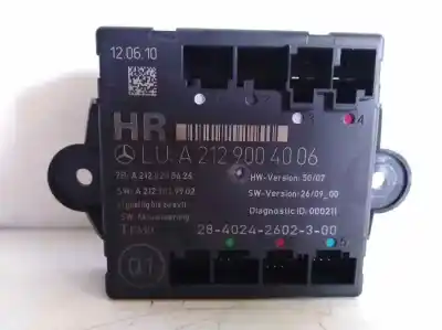 Second-hand car spare part  for MERCEDES CLASE E (W212)  OEM IAM references A2129004006 A2129029902 A2128208626