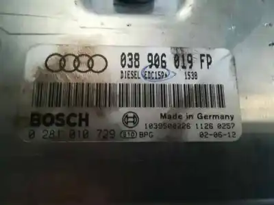 Second-hand car spare part ecu engine control for audi a4 avant (8e) 1.9 tdi (96kw) oem iam references 038906019fp  0281010729